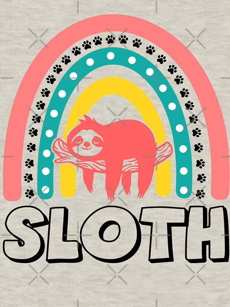 Sloth Rainbow by WaveOcean123