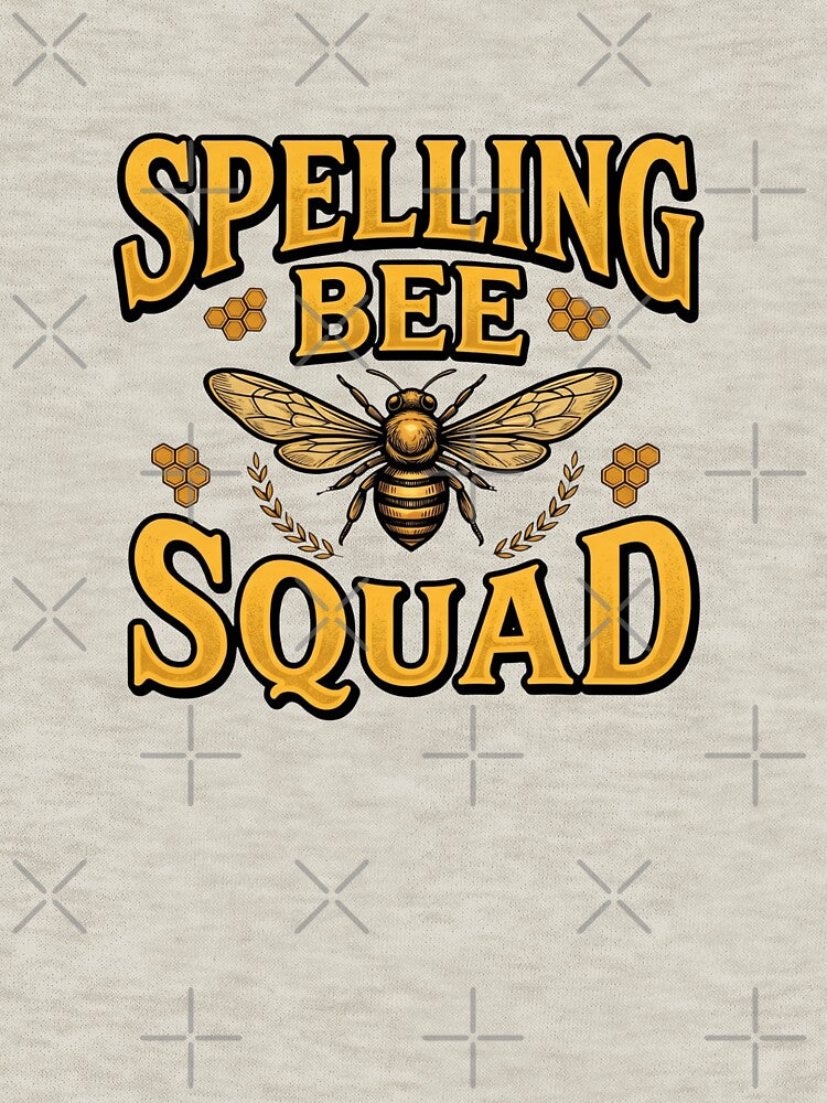spelling bee squad cute teacher cartoon bee design by ArtDesignTp