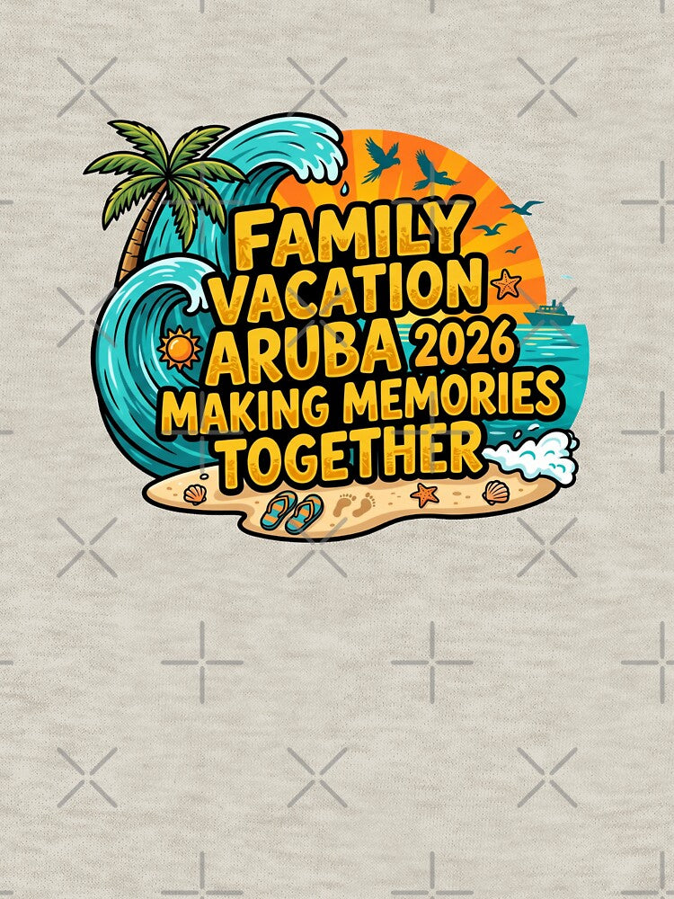 aruba vacation 2026 matching family beach theme art by ArtDesignTp