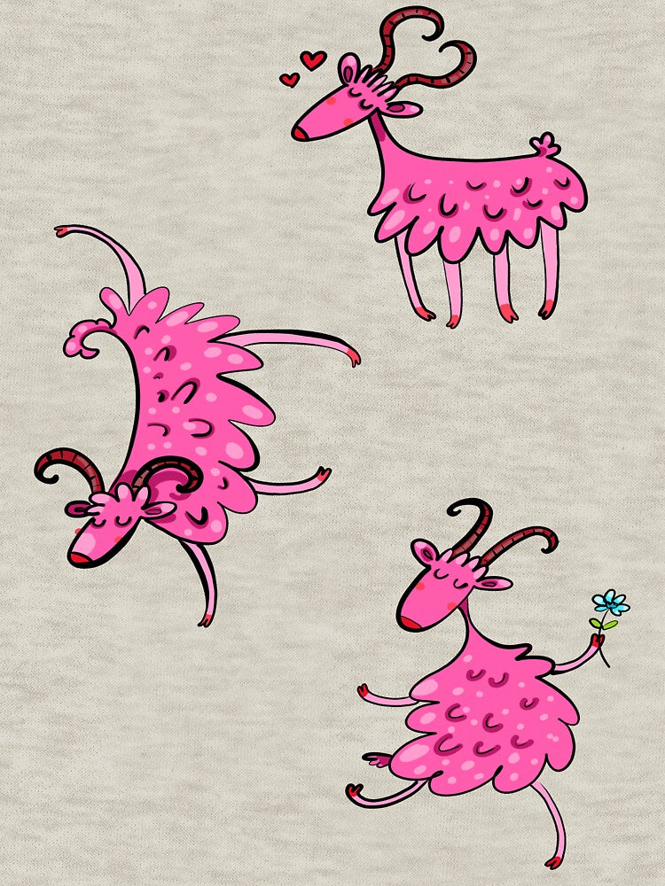 Happy Goat Lovely Modes - Valentine's Day, Christmas And Birthday Gift Ideas For Goats Lovers by ASClothDesign