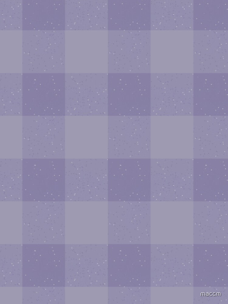 Shimmer Lavender Buffalo Plaid by maccm