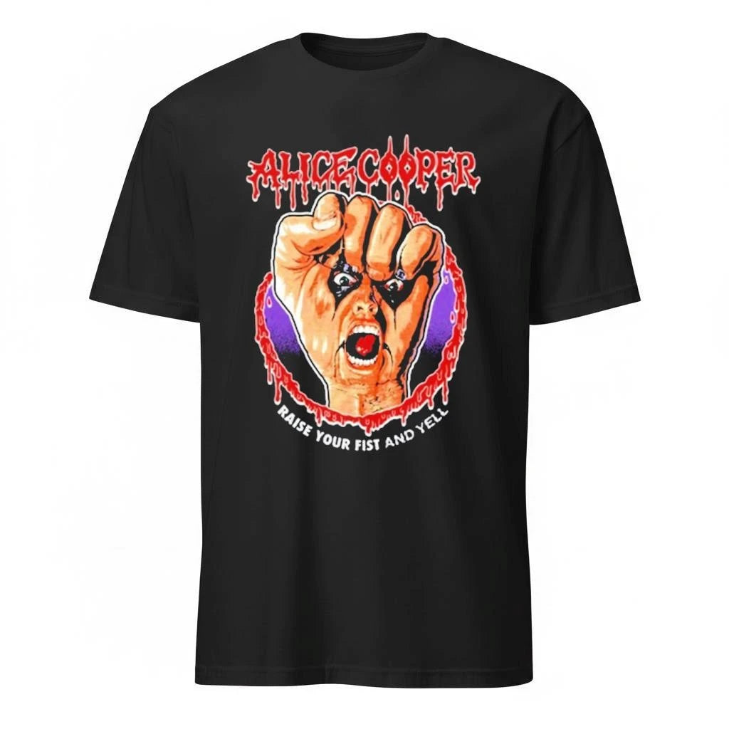 Raise Your Fist Vignette Tee by Alice Cooper Shirt