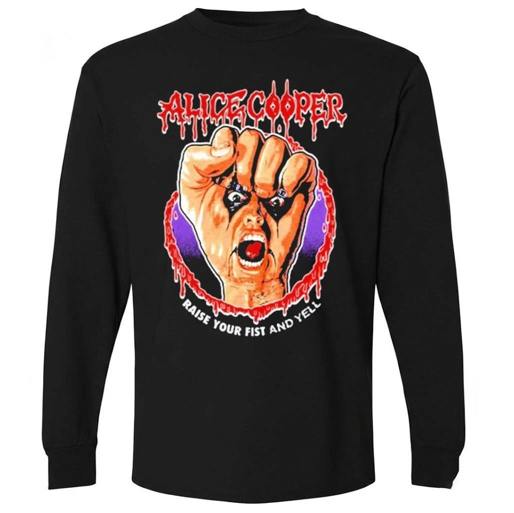 Raise Your Fist Vignette Tee by Alice Cooper Shirt