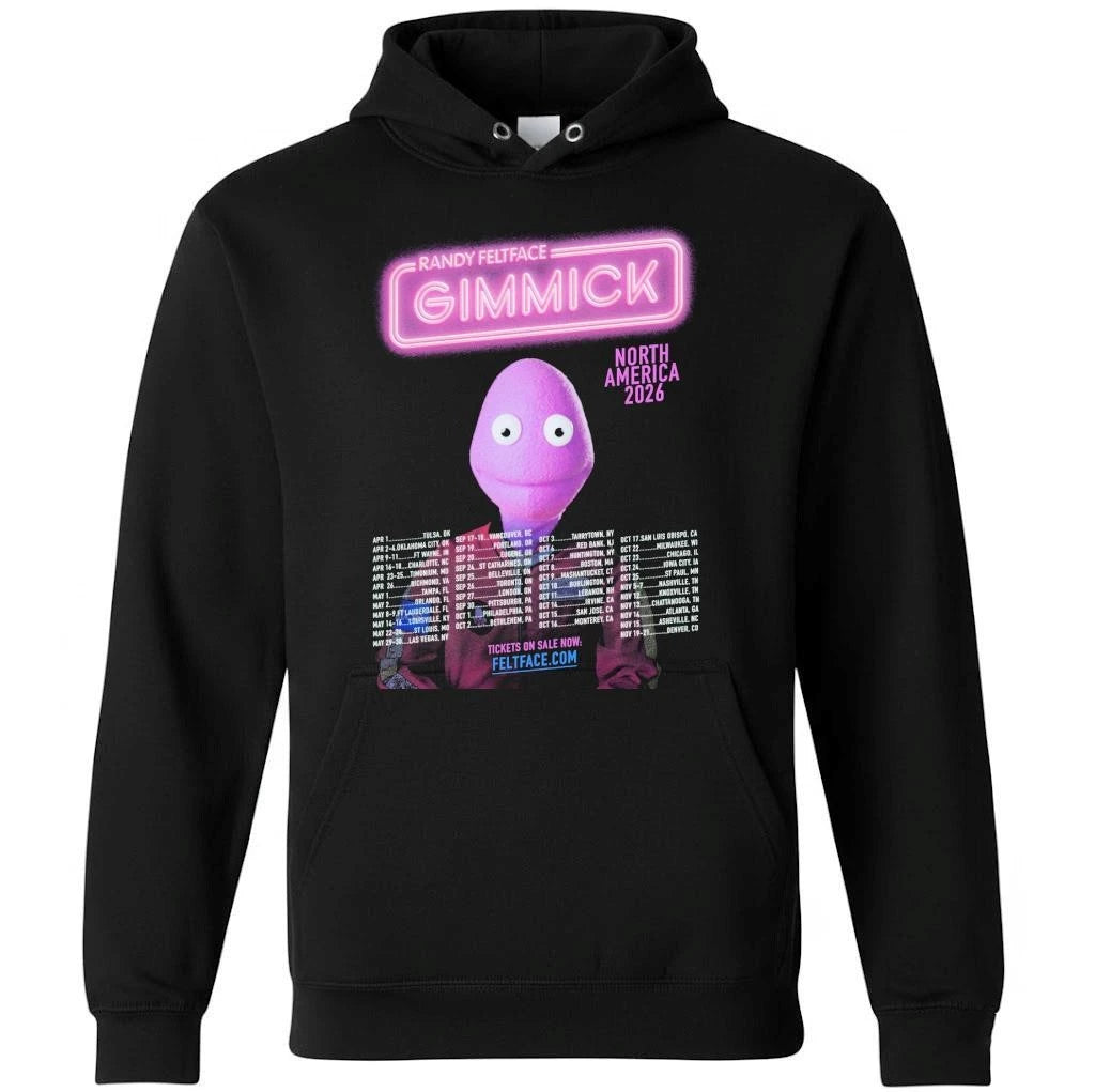 Randy Feltface Gimmick North America 2026 Schedule Tour Dates Shirt