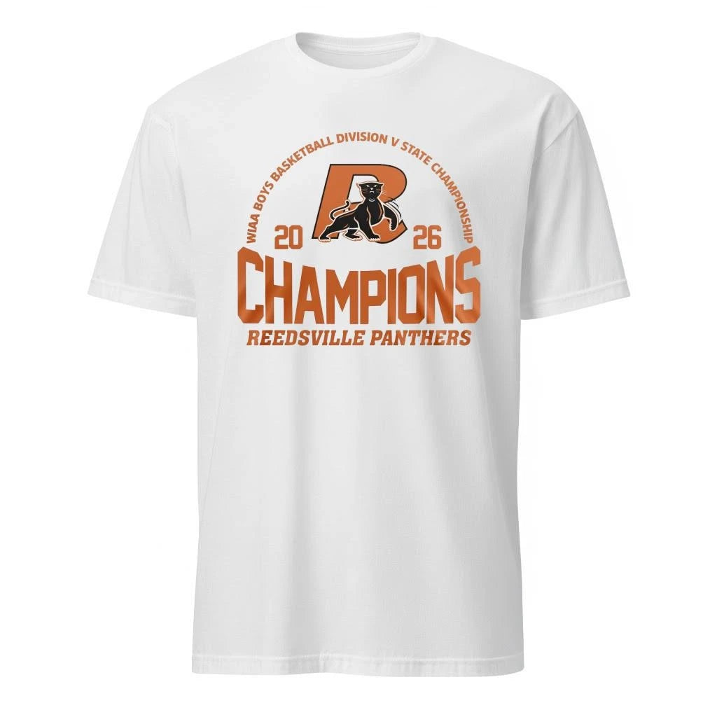 Reedsville Panthers WIAA Boys Basketball Division V State Champions Shirt