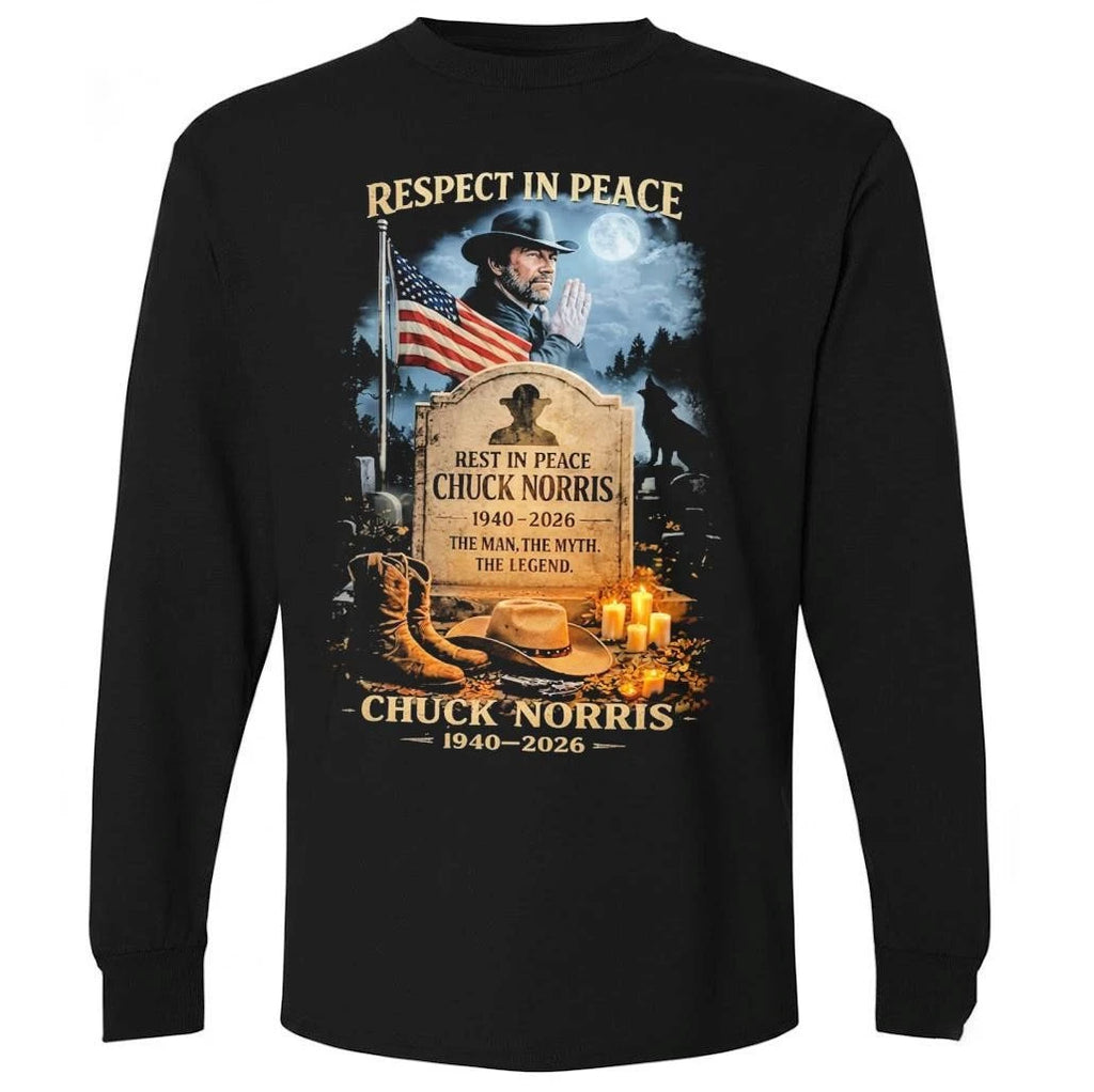 Respect In Peace Chuck Norris The Man The Myth The Legend Shirt