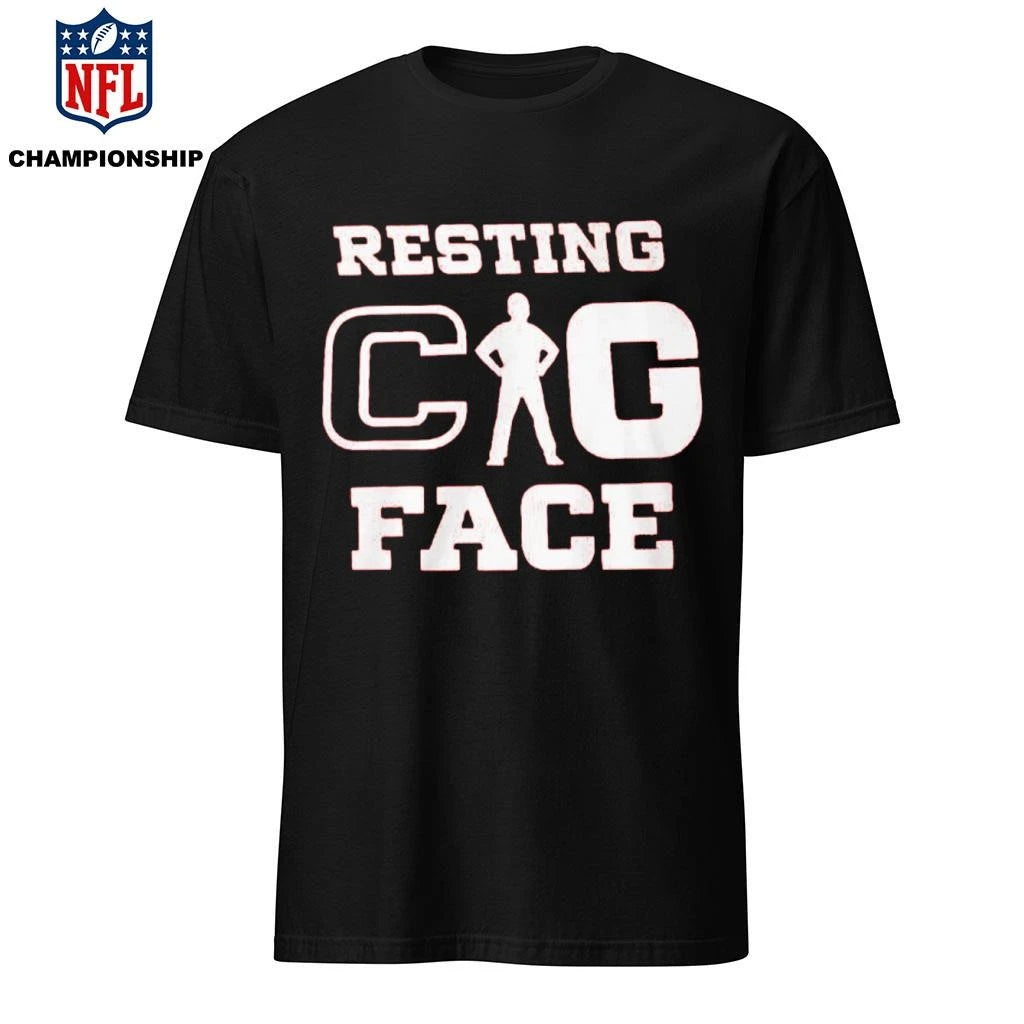 Resting Cig Face Peach Bowl Shirt