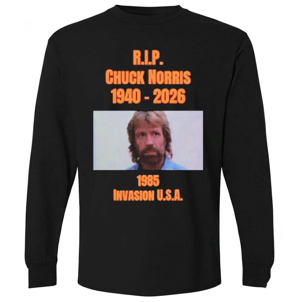 RIp Chuck Norris 1940-2026 Invasion USA 1985 Shirt