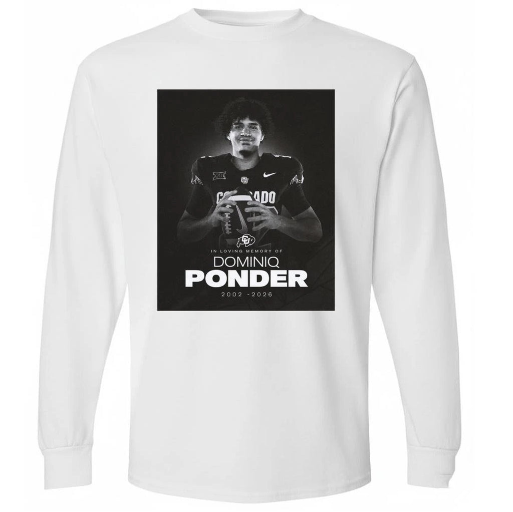 RIP Dominiq Ponder 2002-2026 Colorado Buffaloes In Loving Memory Shirt