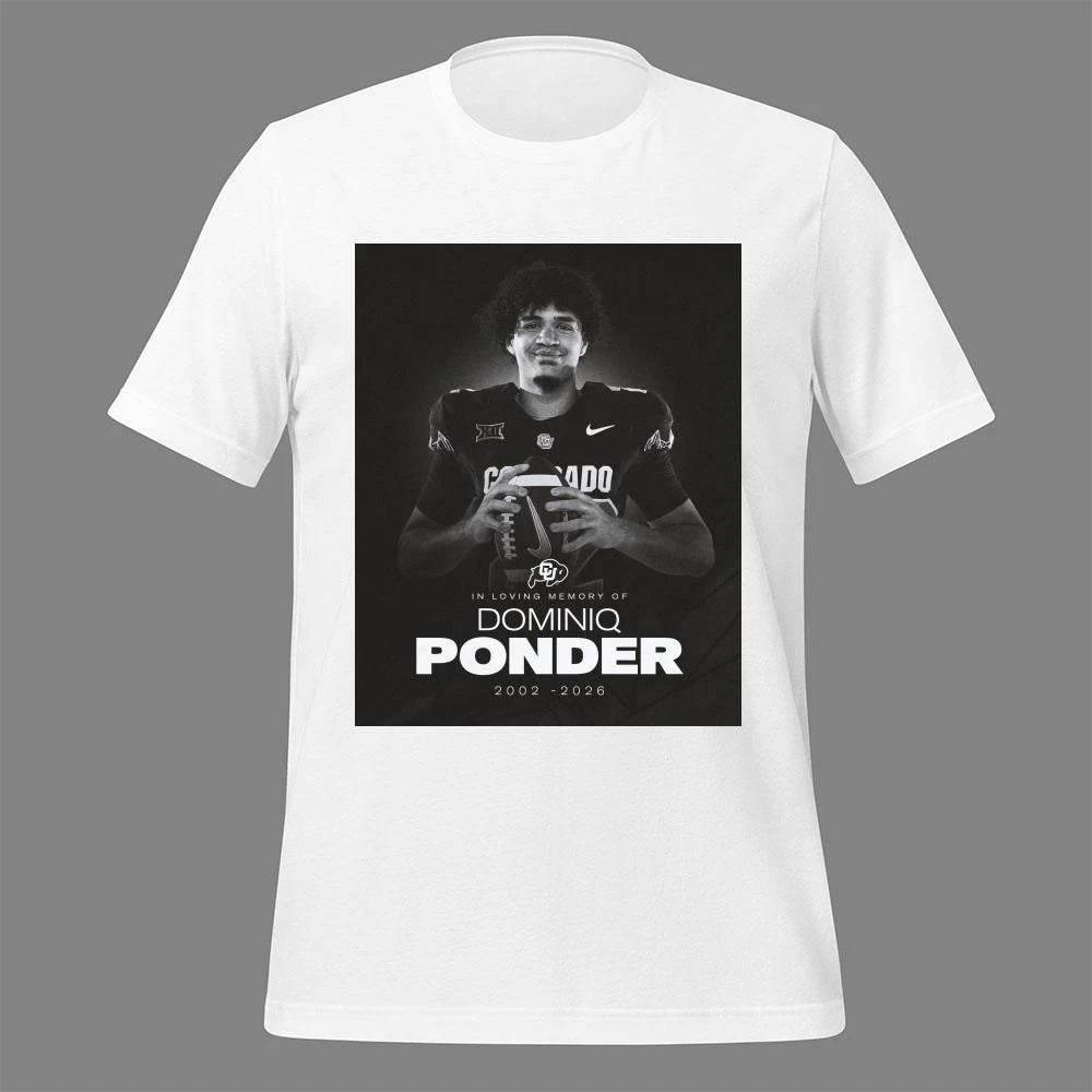 RIP Dominiq Ponder 2002-2026 Colorado Buffaloes In Loving Memory Shirt