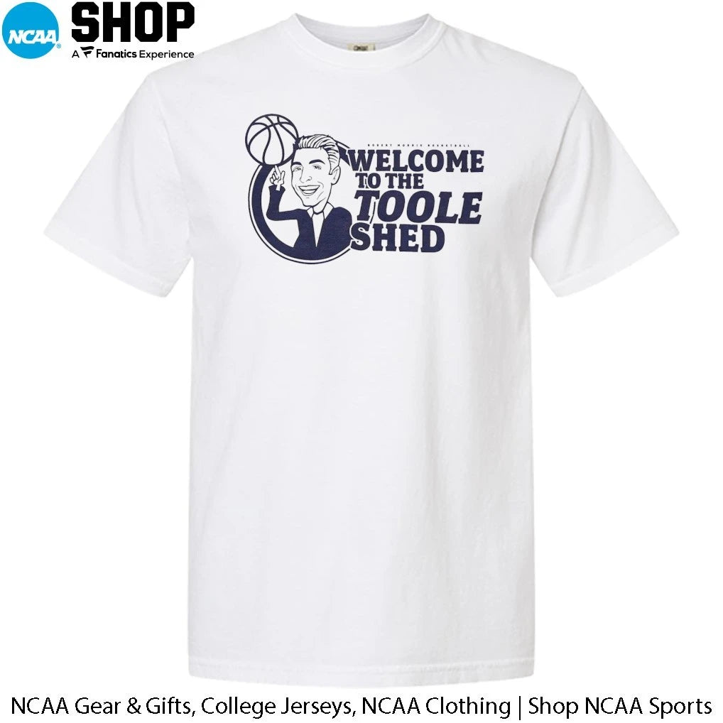 Robert Morris Colonials Basketball Welcome To The Toole Shed T-Shirt