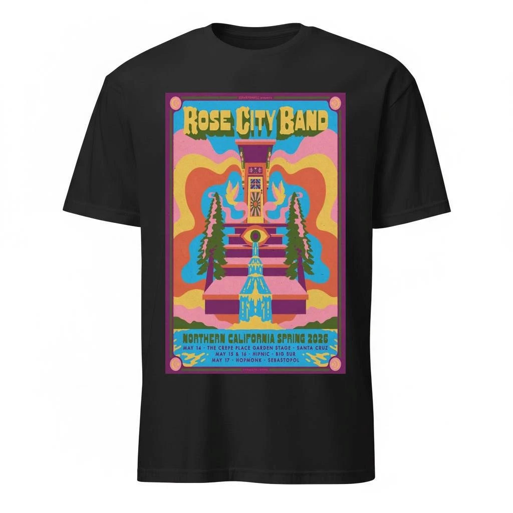 Rose City Band Northern California Spring Poster Shirt