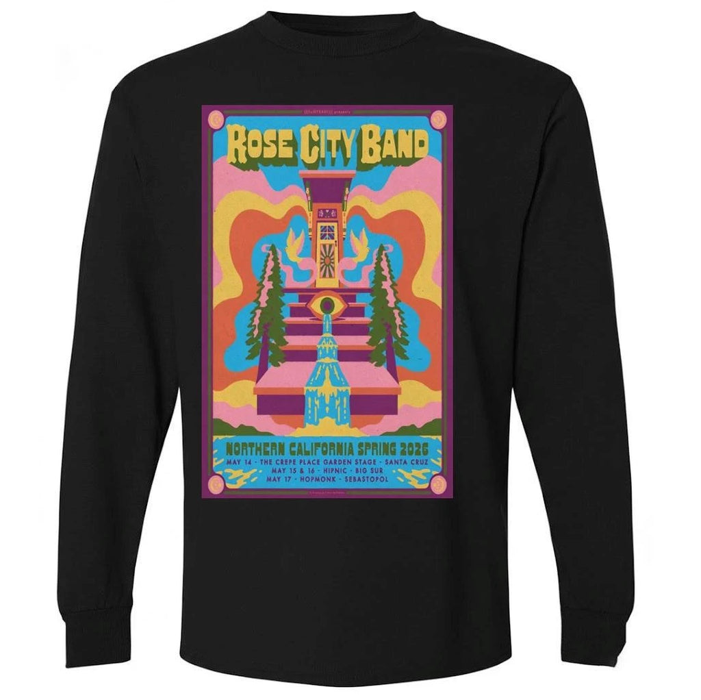 Rose City Band Northern California Spring Poster Shirt