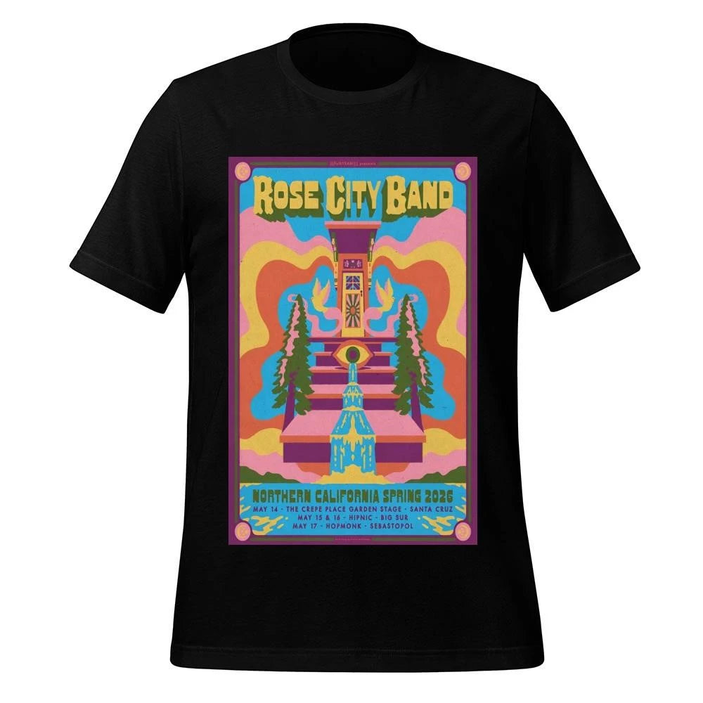 Rose City Band Northern California Spring Poster Shirt