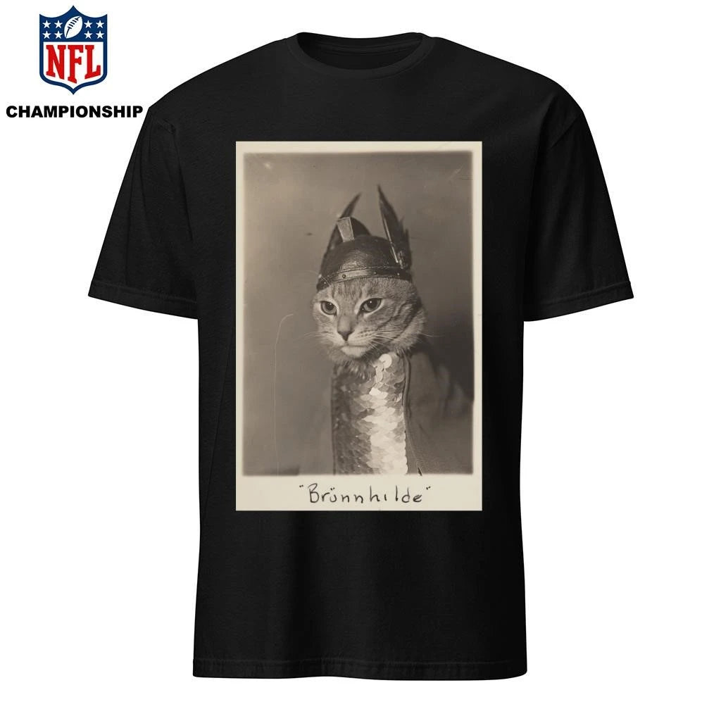 Royal Cat Brunnhilde Wearing Armor Shirt