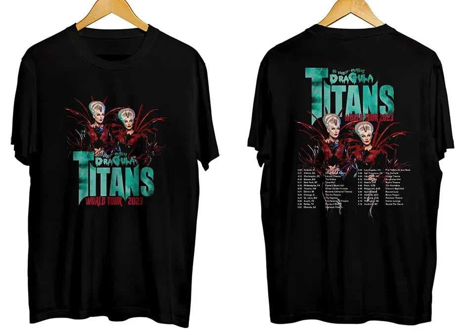 Boulet Brothers DraGula Shirt, Titans World Tour 2023 T-ShirtT-S shirt