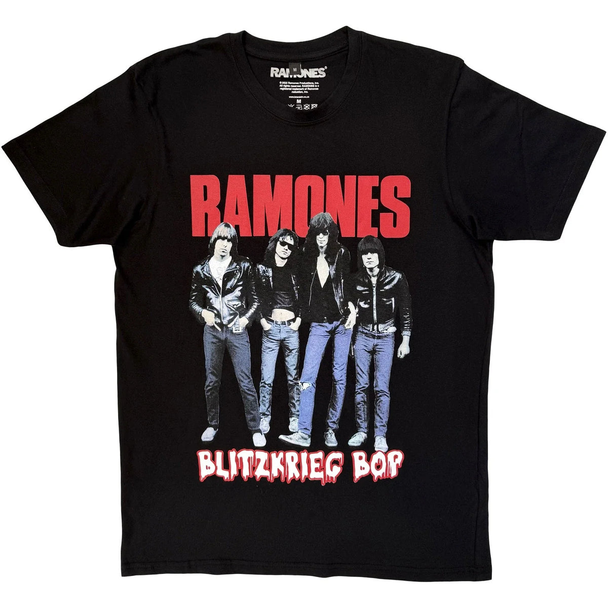 Ramones Blitz Premium Official T-Shirt Mens