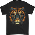 A Tribal Tiger Head Fantasy Mens T-Shirt 100% Cotton