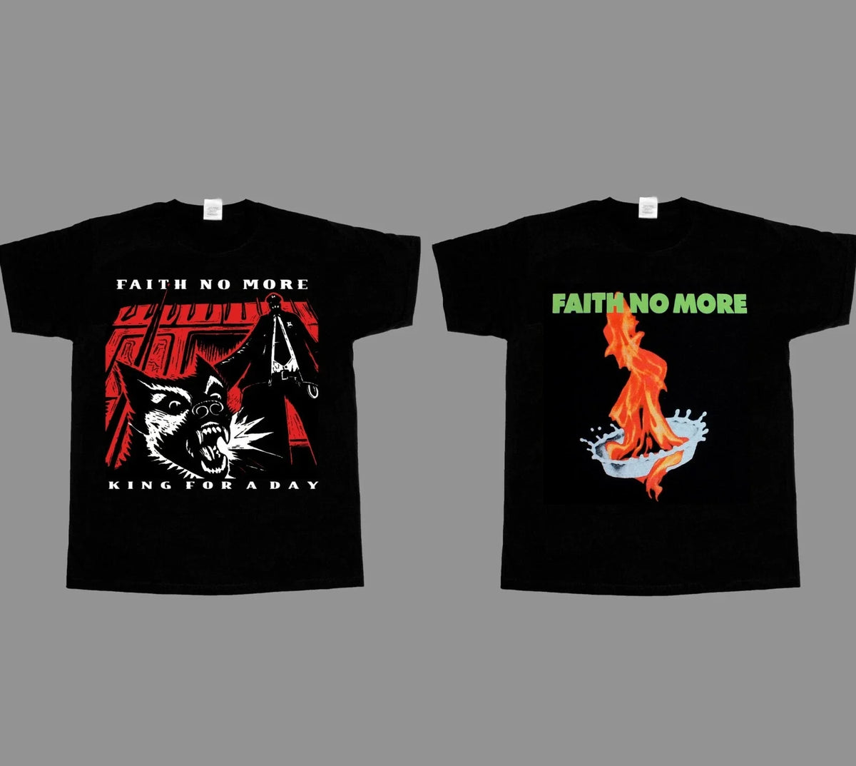 FAITH NO MORE THE REAL THING KING FOR A DAY SHORT/LONG SLEEVE T-SHIRT 3XL 4 5XL