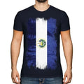 EL SALVADOR GRUNGE FLAG MENS T-SHIRT TEE TOP SALVADORAN SHIRT FOOTBALL JERSEY