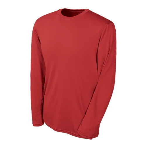 Champion Tactical TAC26 Men's Long Sleeve Double Dry T-Shirt, Scarlet, 3X-Large