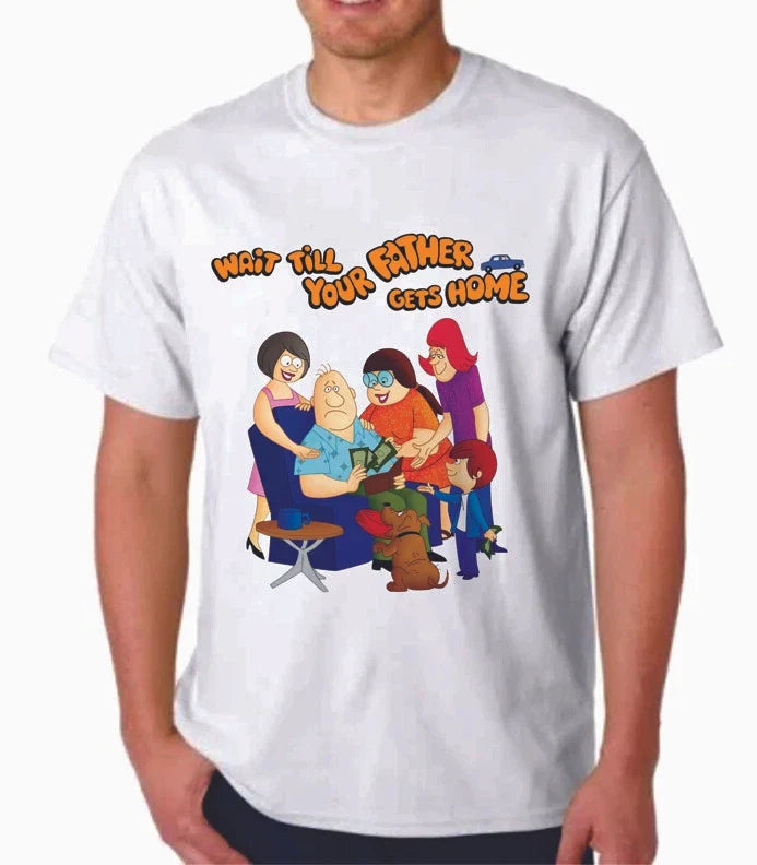 WAIT TILL YOUR FATHER GETS HOME 1970s CARTOON SHIRT CLASSIC Cereal HANNA BARBERA