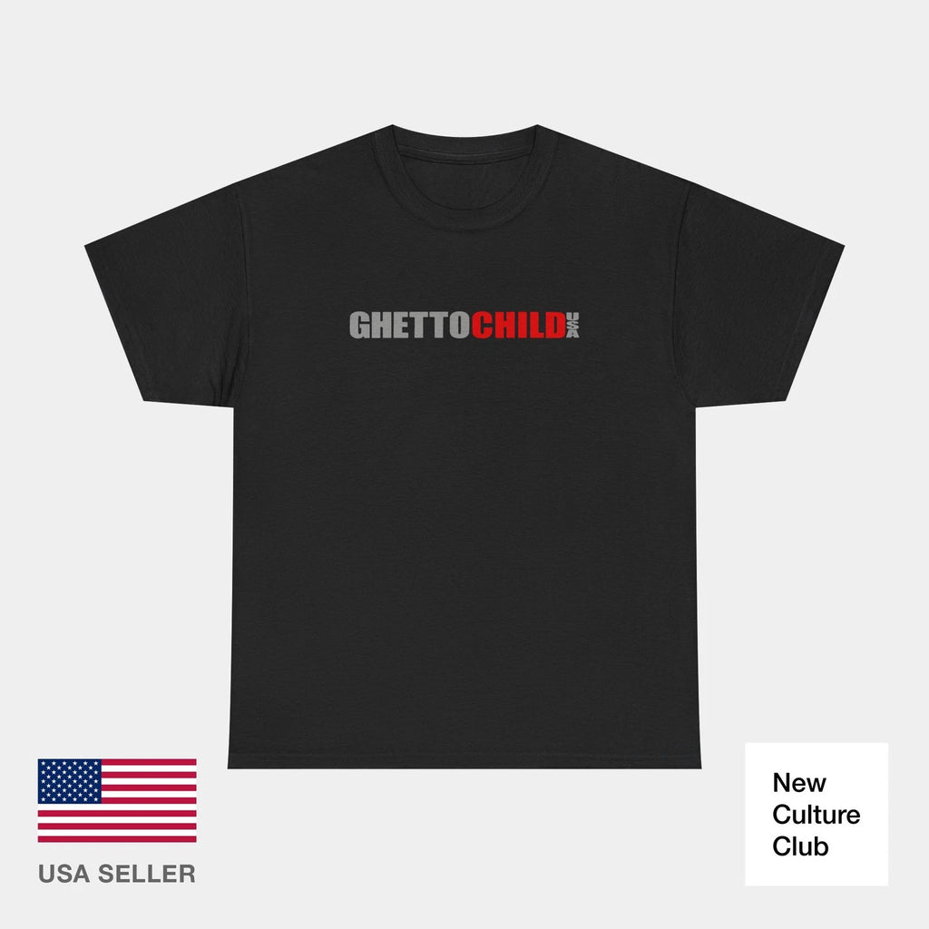Ghetto Child 1997 Muska Shortys Red Grey Skateboarding Classic T-Shirt Print