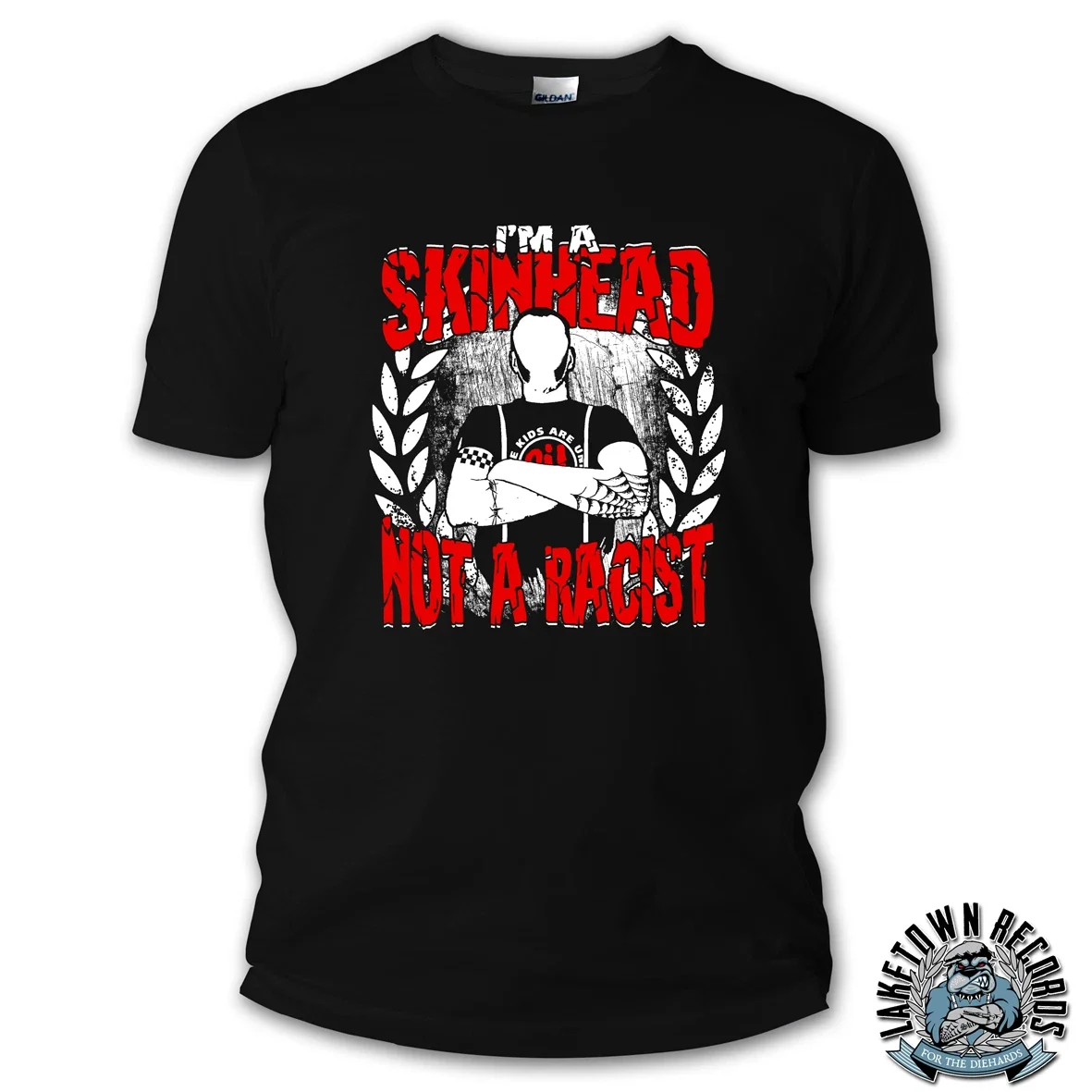 I'M A SKINHEAD - NOT A RACIST T-Shirt S-3XL TRADITIONAL Oi! SHARP RUDE BOYS MOD