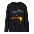 New Men Luxury Diamond Rhinestones Fashion Black T-Shirt High Quality 8 Styles