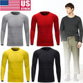 Men's Women’s Long Sleeve Performance Moisture Wicking T-Shirt Sports Fitness