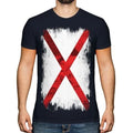 Alabama Zustand Grunge Flagge Herren T-Shirt Alabamian Alabaman Geschenk