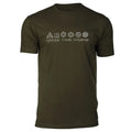Dice: Choose your Weapon Premium Navy Green T-Shirt, Small