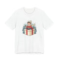cozy kid in oversized winter coat T-Shirt | whimsical winter illustration