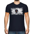 Burkina Faso Grunge Flagge Herren T-Shirt Burkinabè Fußball Burkinischer