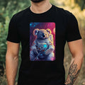 Mens Koala Astronaut Print Cotton T-Shirt Size XS to 5XL