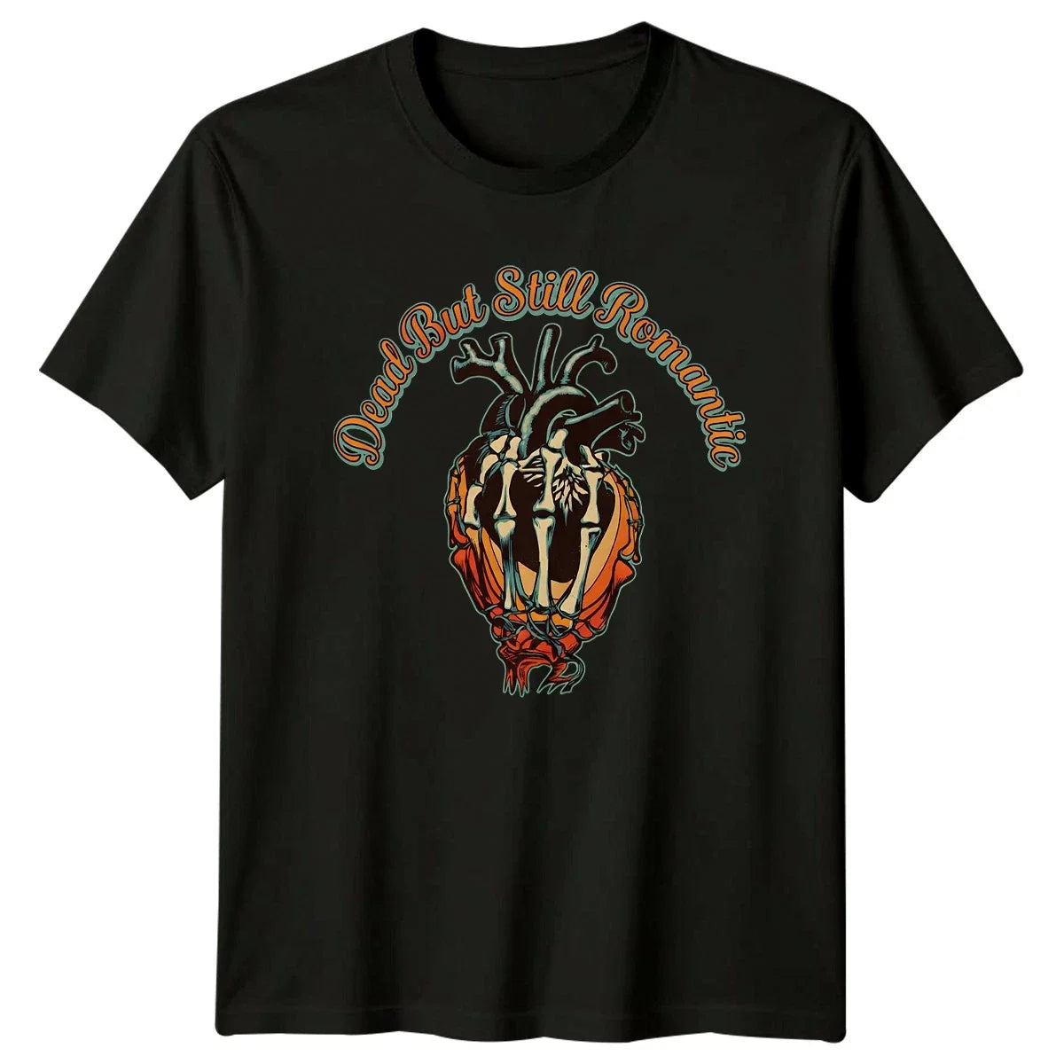 Dead But Still Romantic T-Shirt Gothic Romance Sarcastic Valentines Day Gift