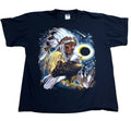 Vintage Indian Shirt Men XL Black Tee Y2K Nature Eagle 2000s Cyber Adult Skate