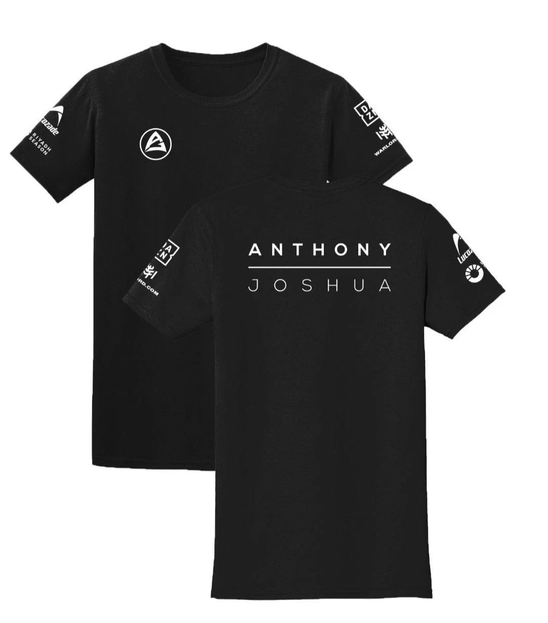 Anthony Joshua Boxing Black  T-Shirt Size S M L XL 2XL