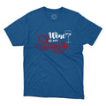 Wine Is My Valentine Day T-Shirt Crew Neck Premium Printed Unisex T-Shirt