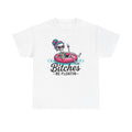 Girl Pool Day Funny Floating Graphic T Shirt Womens Heavy Cotton Tee