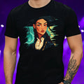 Mens Pirate Print Cotton T-Shirt Size XS to 5XL
