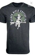 Black Rifle Coffee Company Bomber Girl T Shirt Black Men's Size Small