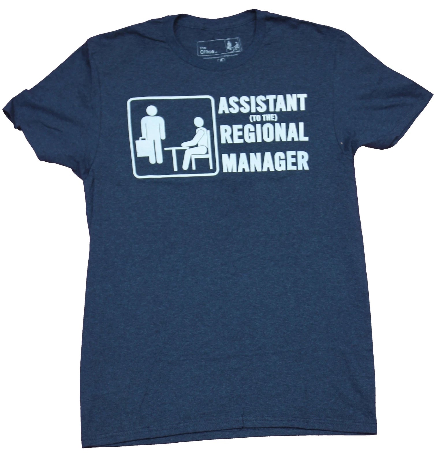 The Office Adult New T-Shirt  - Assistant (to The) Regional Manager Logo