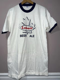 VINTAGE LABATT BEER CANADA CHAMPION BLUE BAR RINGER SHIRT XL made in USA