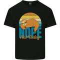 Sloth Nope Not Today Funny Lazy Mens Cotton T-Shirt Tee Top