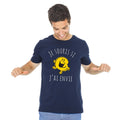 Men's Short Sleeve T-Shirt I Smile If I Want Navy Blue