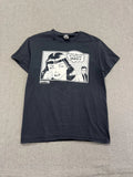 Y2K Thrasher T-Shirt Mens Medium Black Comic Graphic Skateboarding Pop Art Tee