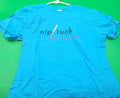 Nip/Tuck 2000s Tv Show Promotional Tee Shirt - Aqua Blue - Size XL