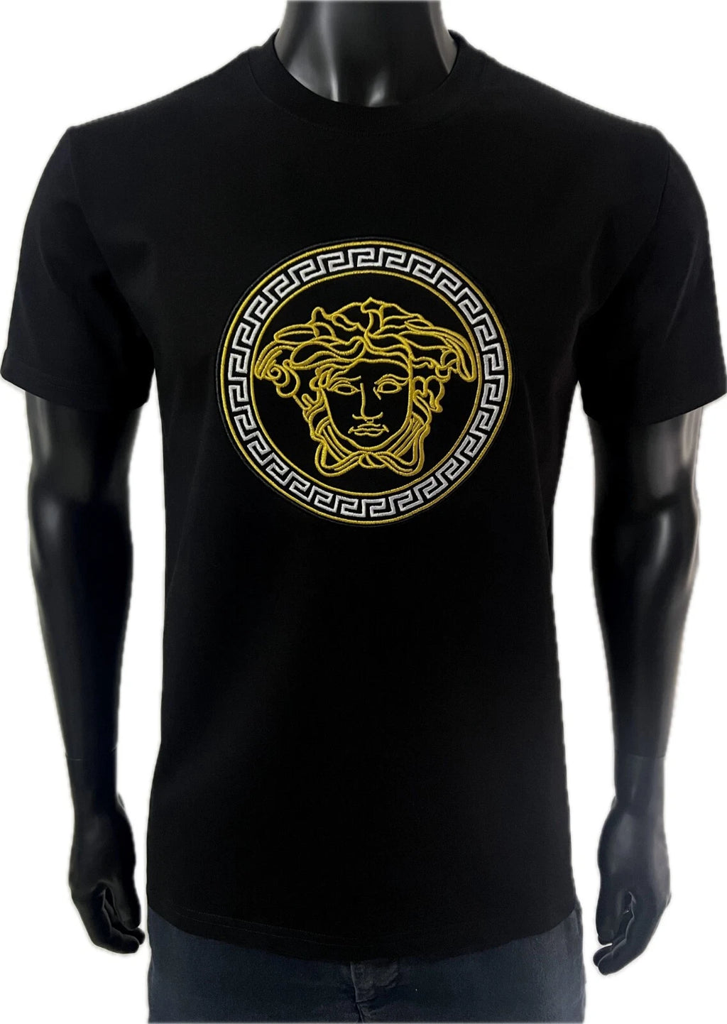 Vèrsace Men Black T-Shirt