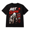 Art The Clown T-Shirt Terrifier Horror Movie Graphic Tee Mens Black UK
